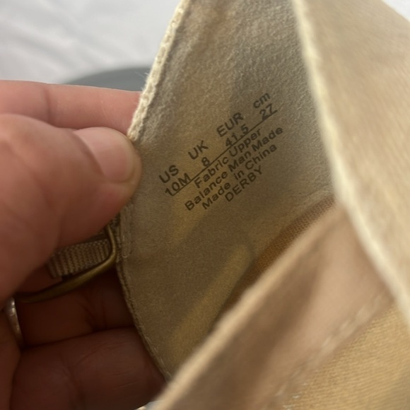 Naturalizer Derby Tan T-Strap Wedge Espadrilles 10M - Picture 13 of 13